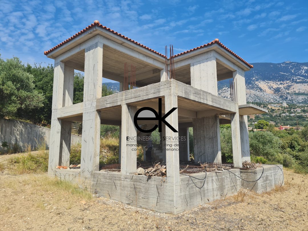 Ημιτελης κατοικία με εκπληκτική θέα-Τραπεζάκι